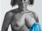 Etude au tissu bleu
