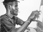 Adnan au dessin