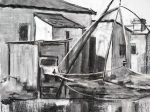 Port du Bec noir et blanc