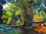 Bambous et rivière