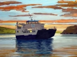 67 barge au couchant
