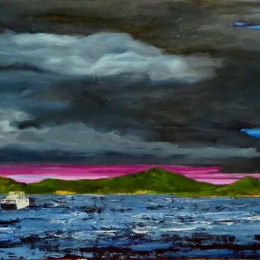 orage sur Petite Terre
