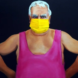 confinement +gilets jaunes, autoportrait