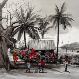 Foot au banga fleuri