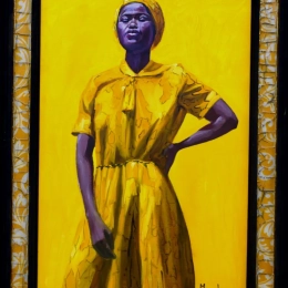 la robe jaune