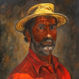 autoportrait au chapeau